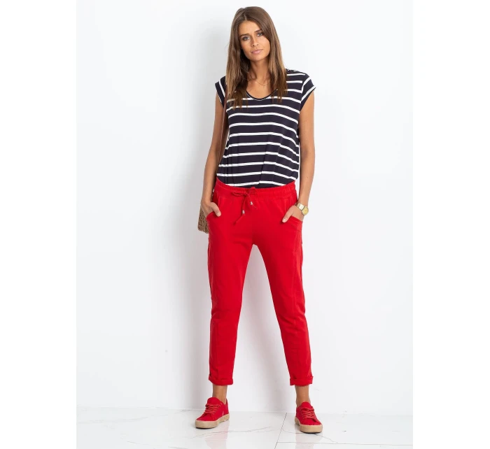 Tepláky RV DR 3589.08X červená