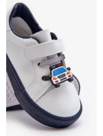 Dětské tenisky Tenisky se špendlíkem, bílá a námořnická modrá Pennyn Dětské tenisky Tenisky se špendlíkem, bílá a námořnická modrá Pennyn