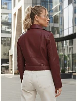 Dámská bunda z ekokůže na zip ramones FashionStreet TY5649