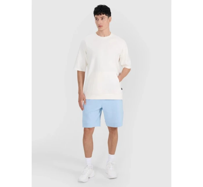 Pánská mikina bez kapuce s krátkým rukávem model 21436669 - 4F Pánská mikina bez kapuce s krátkým rukávem model 21436669 - 4F