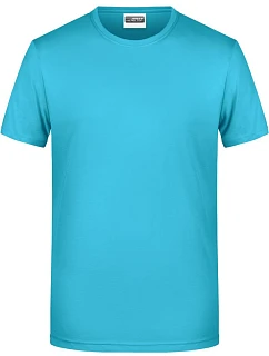 Daiber 8008 Pánské tričko z bio bavlny 02.8008 turquoise