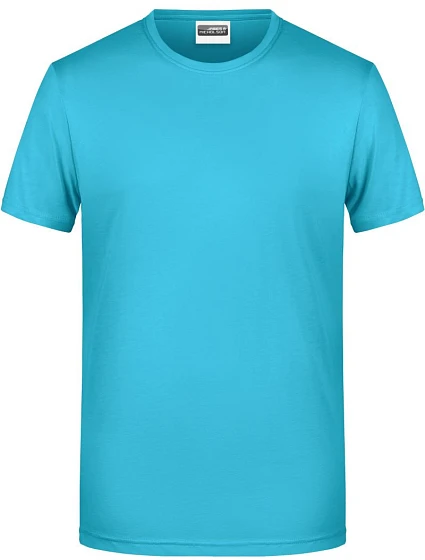 Daiber 8008 Pánské tričko z bio bavlny 02.8008 turquoise Daiber 8008 Pánské tričko z bio bavlny 02.8008 turquoise