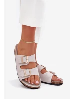 Dámské sandály se zlatými a šedé model 21703238 - Boto