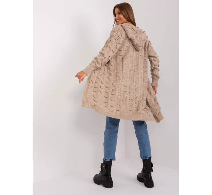 Cardigan BA SW 8026.93P tmavě lila