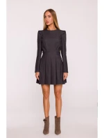 Šaty  grafitové model 21296200 - Moe