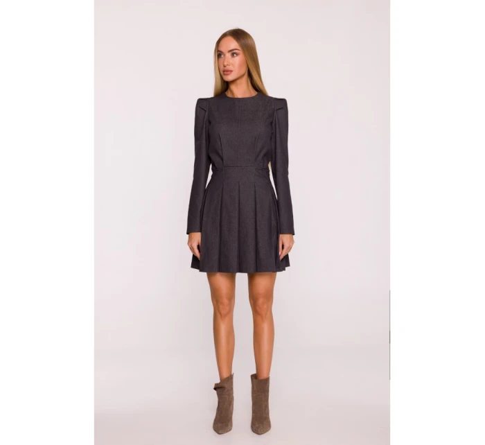Šaty  grafitové model 21296200 - Moe