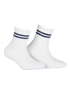 TENKÉ PONOŽKY BARVA 6-11 LET DÍVKY BÍLÉ 30-32