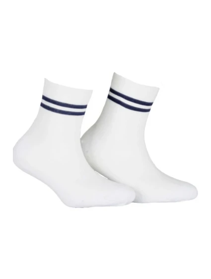 TENKÉ PONOŽKY BARVA 6-11 LET DÍVKY BÍLÉ 30-32