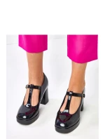 Polobotky na podpatku  model 218176 Solea