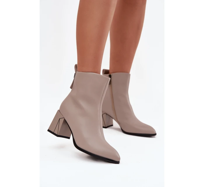 Boty na podpatku  model 222516 Step in style