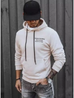 Pánská mikina v barvě ecru Dstreet BX5461