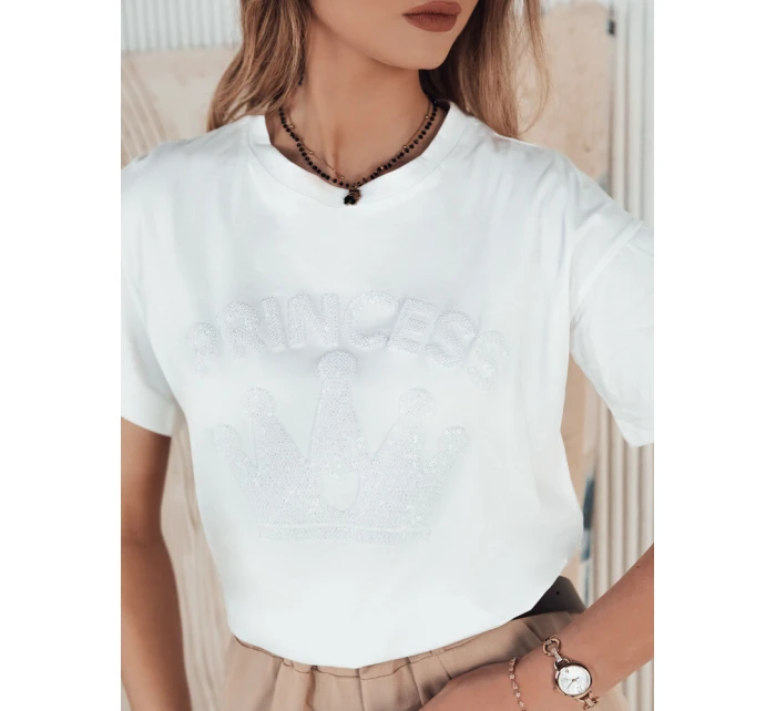 Dámské tričko PRINCY bílé FashionStreet RY2391