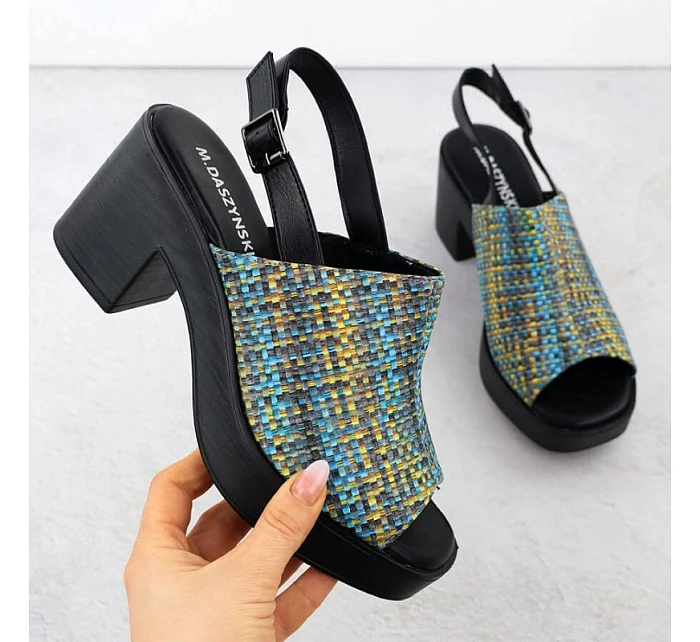 Dámské sandály na pletené tyči M.Daszynski MR23126-7