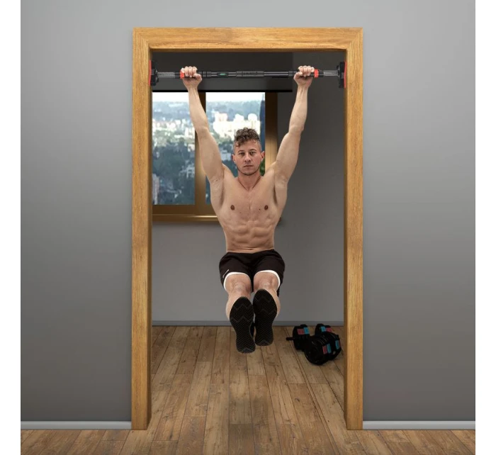 Posilovací tyč HMS DD401 s rovnou šířkou 98-133 cm Posilovací tyč HMS DD401 s rovnou šířkou 98-133 cm