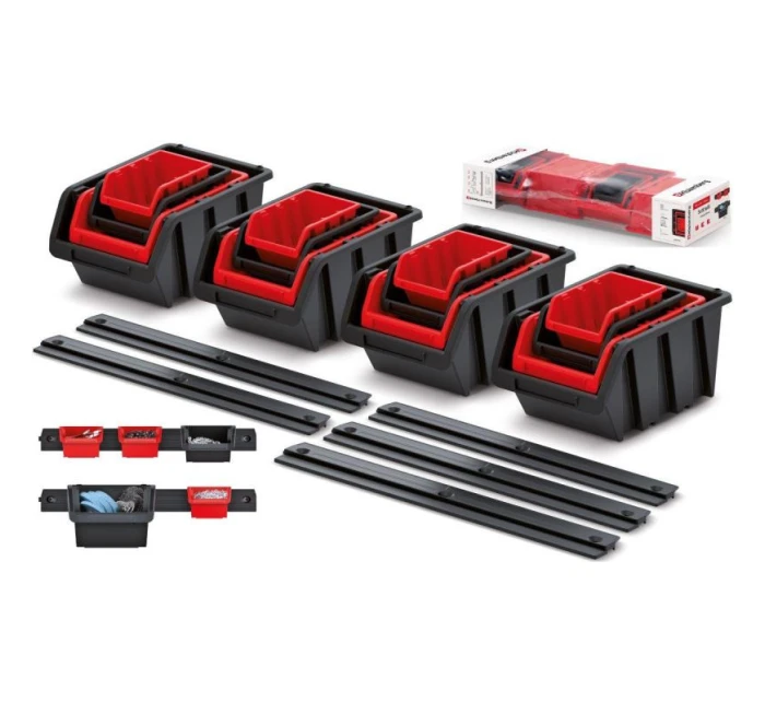 SADA DÍLENSKÝCH ZÁSOBNÍKŮ 16KS KISTENBERG