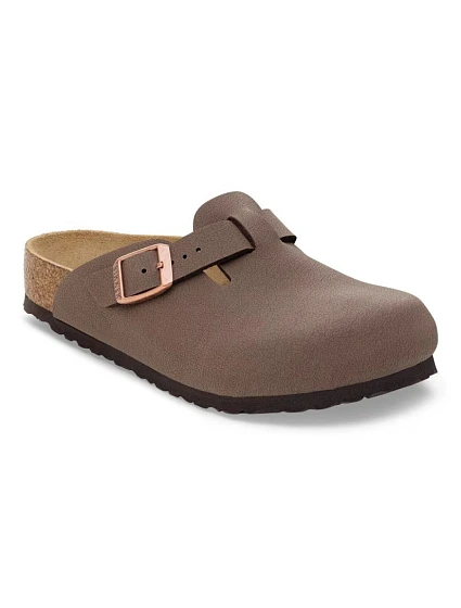 Birkenstock clogs BOSTON KIDS BS 1030809 MOCCA (úzká šířka) dětské