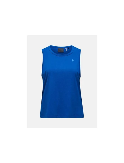 Dámské tričko PEAK PERFORMANCE W Light Tank Top, modrá barva Dámské tričko PEAK PERFORMANCE W Light Tank Top, modrá barva