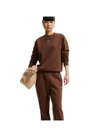 Dámské kalhoty Studio Fleece Medium hnědé, dámské model 22340087 - NIKE Dámské kalhoty Studio Fleece Medium hnědé, dámské model 22340087 - NIKE