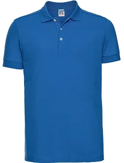 Pánské elastické piqué polo 10. azure blue model 22473915 - Russell Athletic