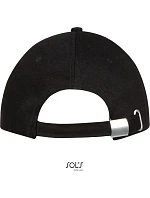 SOL'S Buffalo 6 panelová baseballová kšiltovka 25.8100 black/red SOL'S Buffalo 6 panelová baseballová kšiltovka 25.8100 black/red