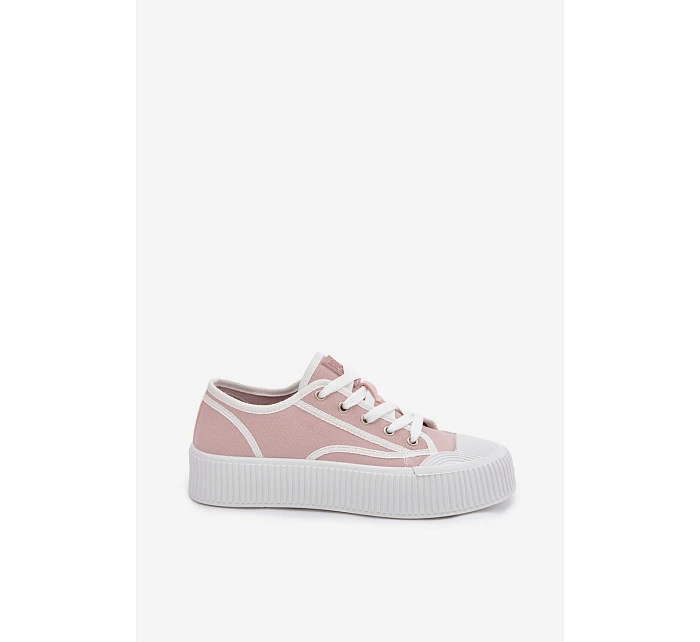 Dámské tenisky na platformě Big Star TT274270 Růžové