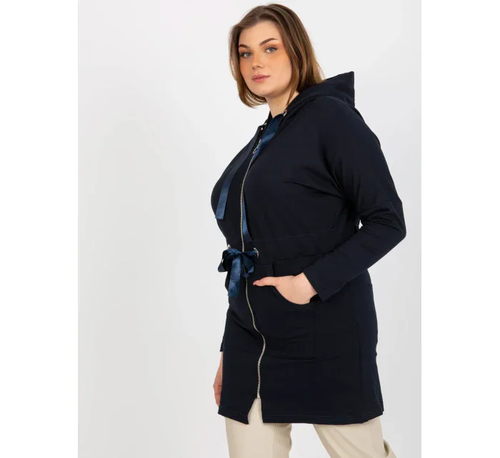 Dámská mikina EM BL HW 20 464.02P tmavě modrá - FPrice Dámská mikina EM BL HW 20 464.02P tmavě modrá - FPrice