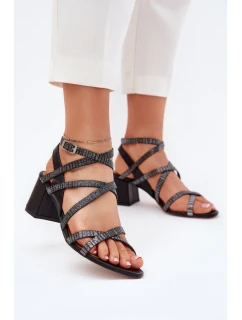 Sandály na podpatku  model 215004 Step in style