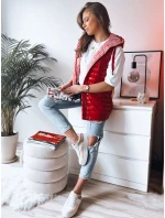 Dámská vesta CRISTINA červená FashionStreet TY3471 Dámská vesta CRISTINA červená FashionStreet TY3471