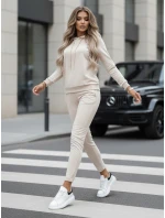 Dámská mikinová souprava MIGEL light beige FashionStreet AY1087