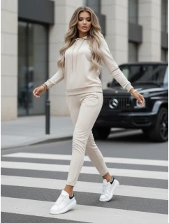 Dámská mikinová souprava MIGEL light beige FashionStreet AY1087