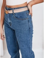 Dámské modré džíny s širokými nohavicemi FashionStreet UY2770