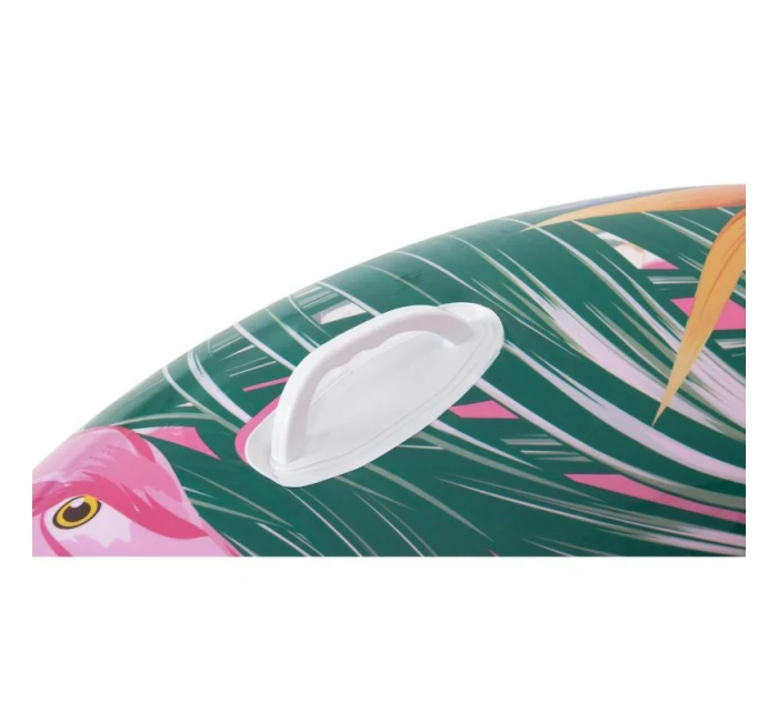 TROPICKÝ PLAVECKÝ KRUH 115CM 37598 RŮŽOVÝ TROPICKÝ PLAVECKÝ KRUH 115CM 37598 RŮŽOVÝ