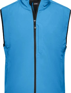 Daiber JN 136 Pánská 3-vrstvá softshellová vesta 02.0136 aqua
