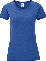 Fruit of the Loom Lady-Fit Iconic 150 T Dámské tričko 16.1432 heather royal