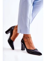 Módní Lakované Lodičky Na Černá model 21590541 - Boto