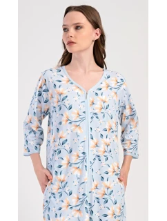 Dámské domácí šaty s tříčtvrtečním rukávem Karolína