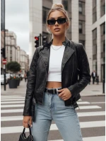 ERIPA dámská kožená bunda ramones černá FashionStreet TY4194