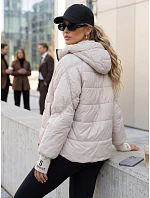 Kurtka damska pikowana z kapturem  model 22350556 - FashionStreet