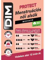 Noční i denní menstruační kalhotky (boxerky) MENSTRUAL BOXER STRONG - BELLINDA - černá
