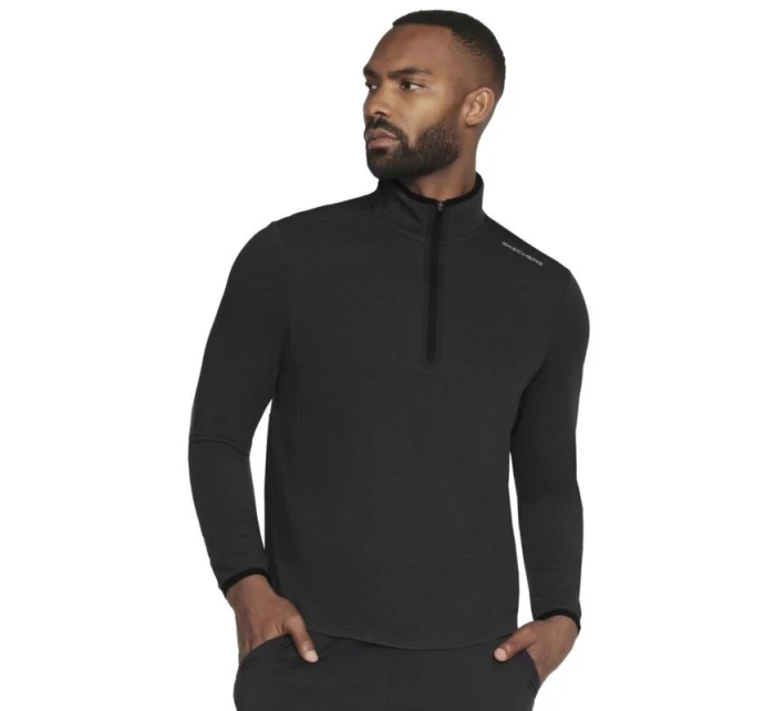 Skechers Skech-Knits Burst 1/4 Zip LT130-BLK Black L Skechers Skech-Knits Burst 1/4 Zip LT130-BLK Black L