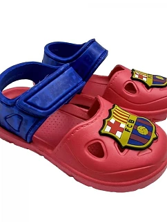 Dětské sandály na suchý zip model 22193070 - FC BARCELONA