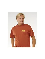 Pánské tričko RIP CURL Pacific Rinse Glass Off Tee, hnědé