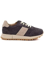 Skórzane półbuty damskie sneakersy brązowe Potocki 40354 dámské Skórzane półbuty damskie sneakersy brązowe Potocki 40354 dámské