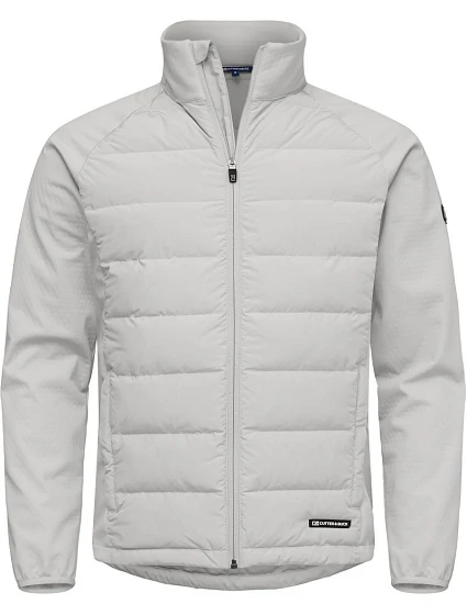 Cutter & Buck Oak Harbor Jacket Men Pánská hybridní bunda 68.1452 silver Cutter & Buck Oak Harbor Jacket Men Pánská hybridní bunda 68.1452 silver
