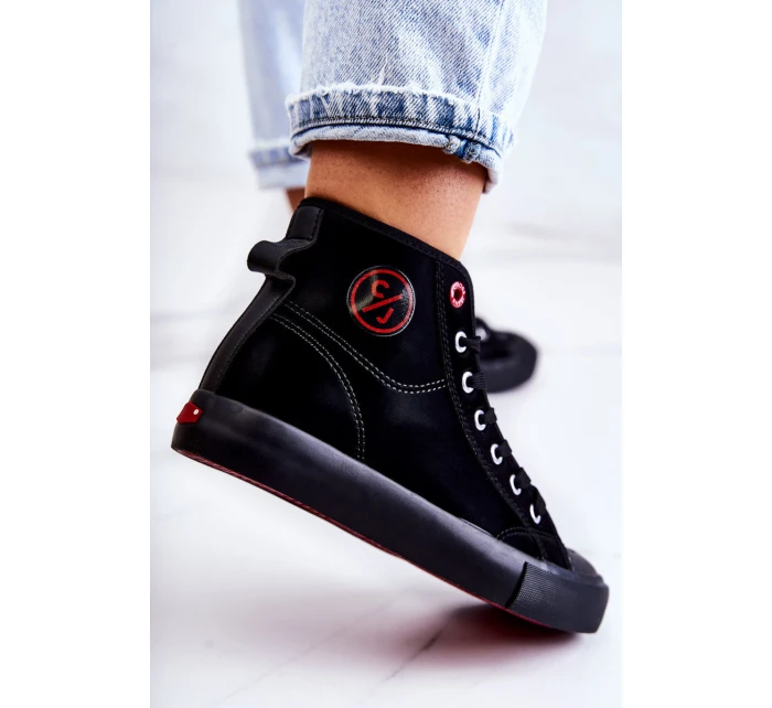 Dámské vysoké tenisky Cross Jeans JJ2R4055C černá