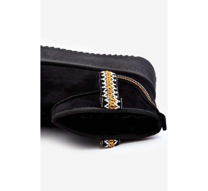 Sněhule Na Platformě S Vzorem Černé model 21645925 - Boto Sněhule Na Platformě S Vzorem Černé model 21645925 - Boto