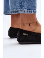 Dámské černé šněrovací mokasíny model 21647810 - Boto