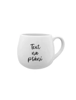 TEXT NA PŘÁNÍ - bílý keramický hrníček 300 ml