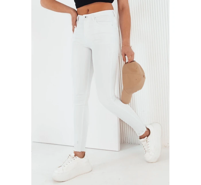 Dámské džínové kalhoty white model 21974424 - Dstreet Dámské džínové kalhoty white model 21974424 - Dstreet