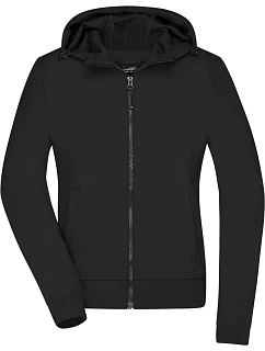 JN Dámská 2vrstvá softshellová bunda s kapucí 02. black/black model 22530531 - Daiber